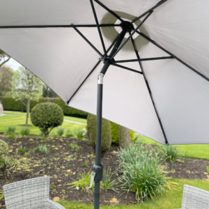 Capri 4 Seater Garden Furniture Set with Parasol - Image 3
