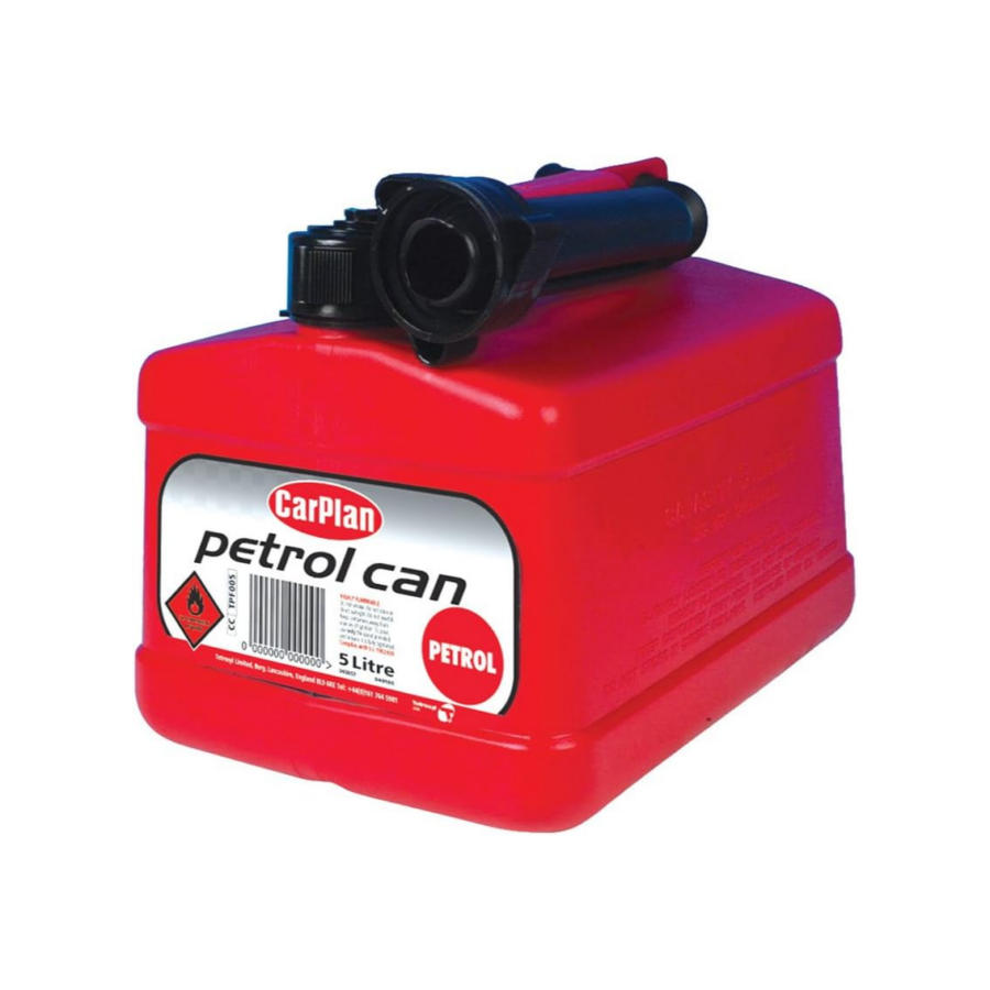 Petrol / Jerry Can Tetra in Green/Red/Black 5Litres - Image 4