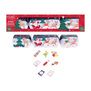 Santa & Sleigh Jumbo Christmas Cracker