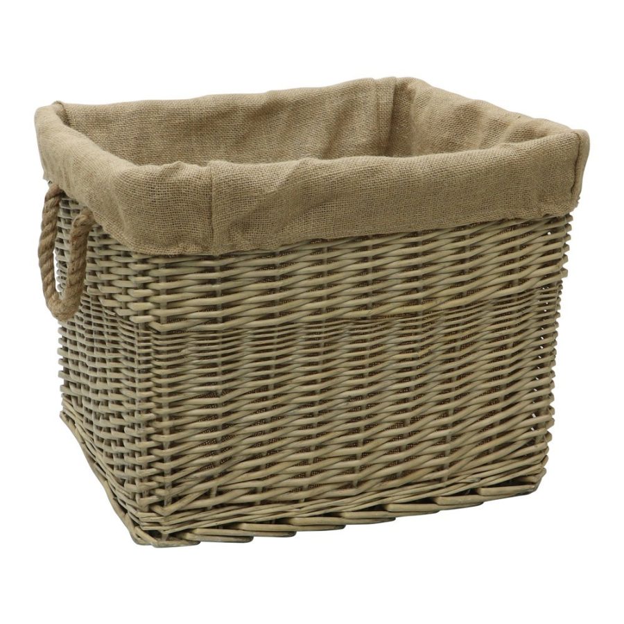 Log Basket Lined Rectangular - Image 2