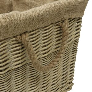 Log Basket Lined Rectangular - Image 3