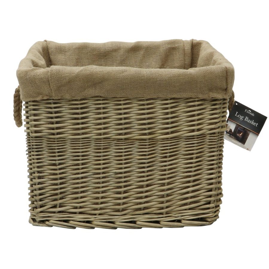 Log Basket Lined Rectangular - Image 5