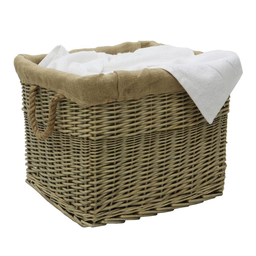 Log Basket Lined Rectangular - Image 4