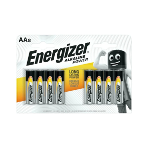 Energizer Alkaline Power AA Batteries (8 pack)