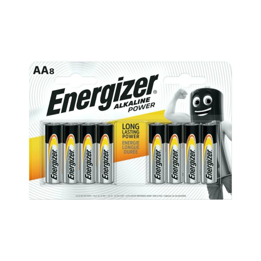 Energizer Alkaline Power AA Batteries (8 pack)