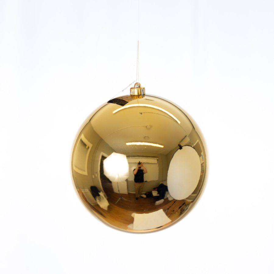 Shatterproof Gold Gloss Bauble