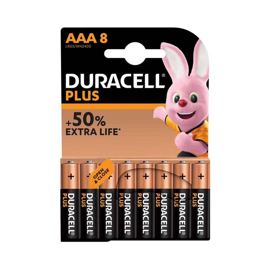 Duracell Plus Alkaline AAA Batteries (8 pack)