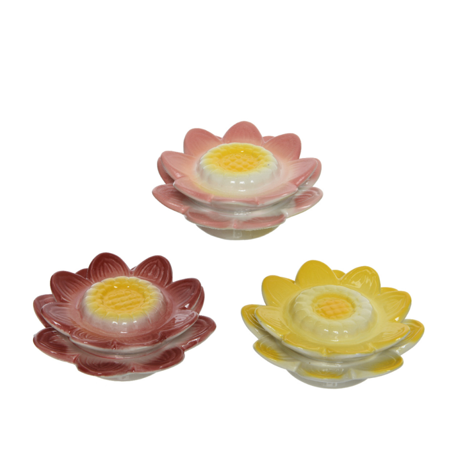 Decorative Porcelain Lotus Flowers
