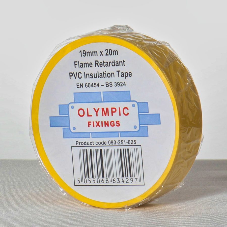 20m Pvc Insulation Tape Yellow