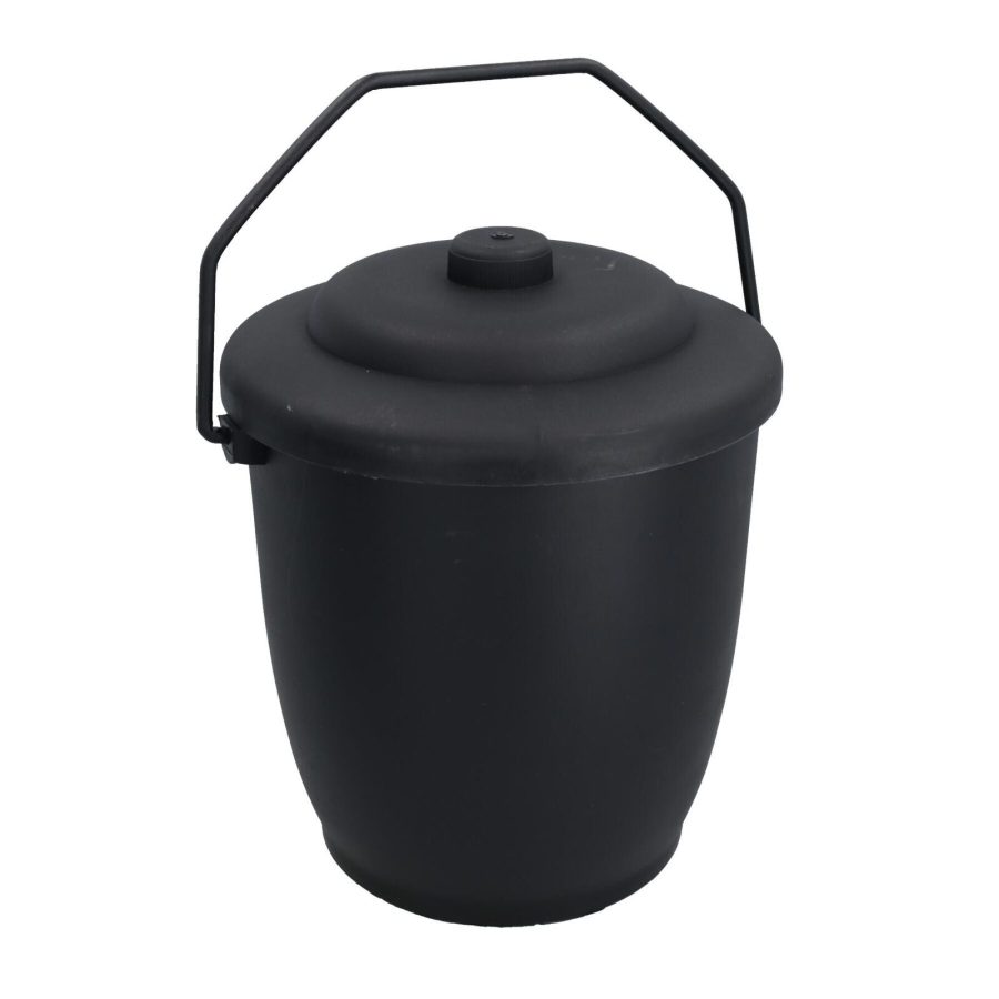 Black Plastic Coal Tub & Lid Harewood