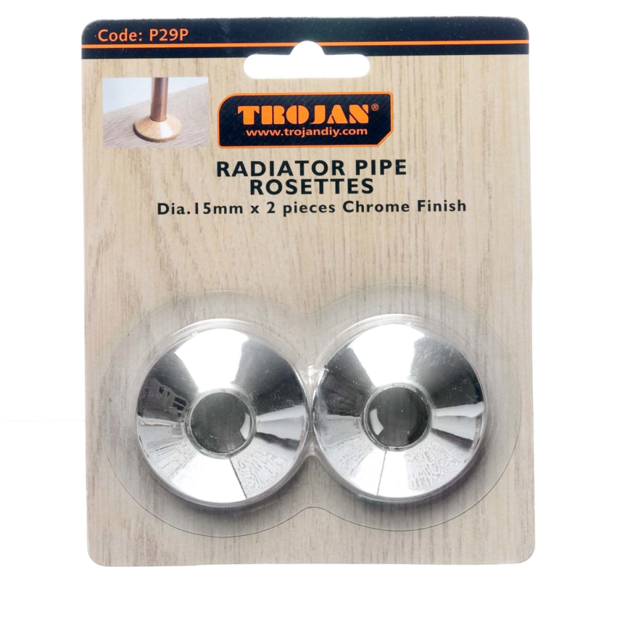 Trojan Radiator Pipe Rosettes Pack