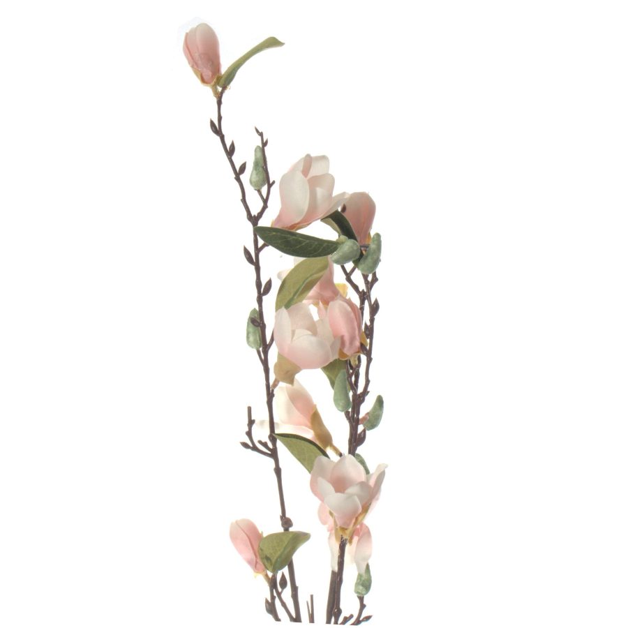 Artificial Spring Flowers - Magnolia - Pink - Image 3