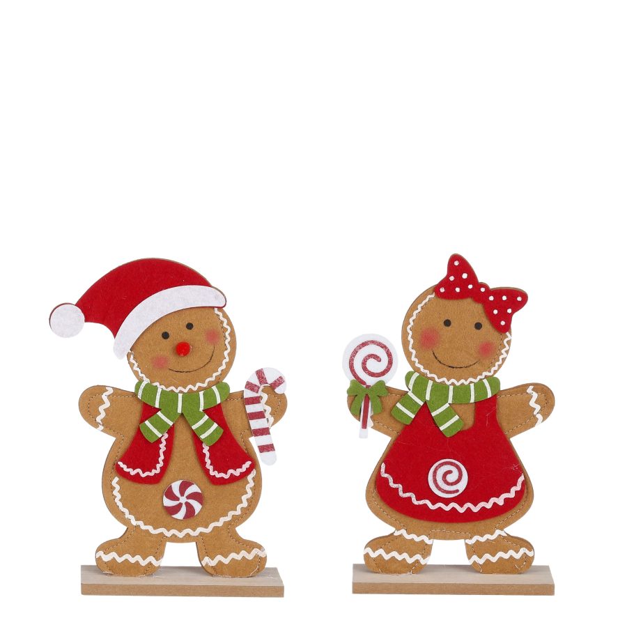 Gingerbread Boy OR Girl Christmas Ornament