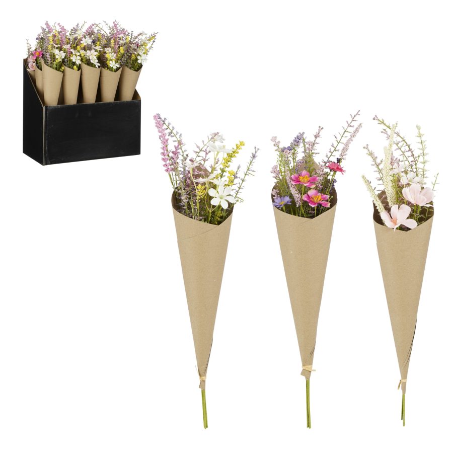 Dried Flower Bouquet (Pink, Bordeaux or Yellow)