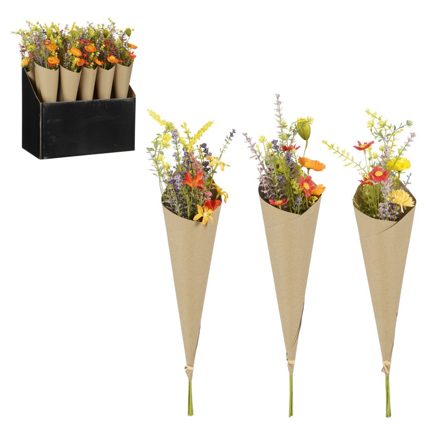 Dried Flower Bouquet (Pink, Orange or Dark Yellow)