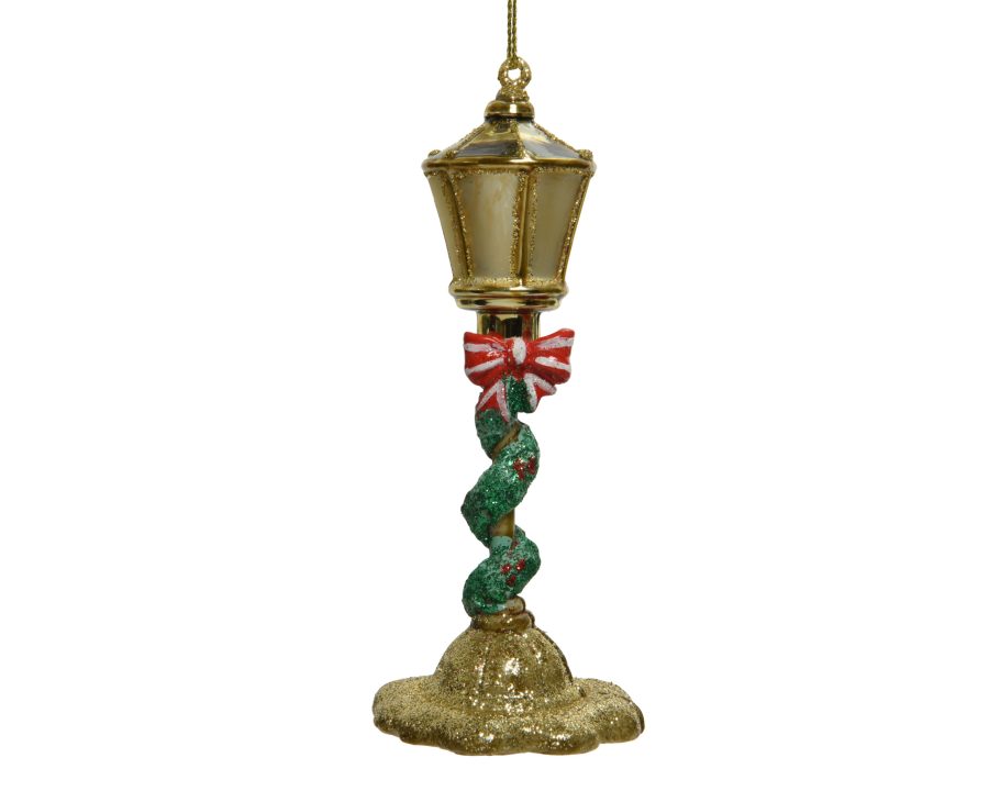 Glass Lamppost Bauble