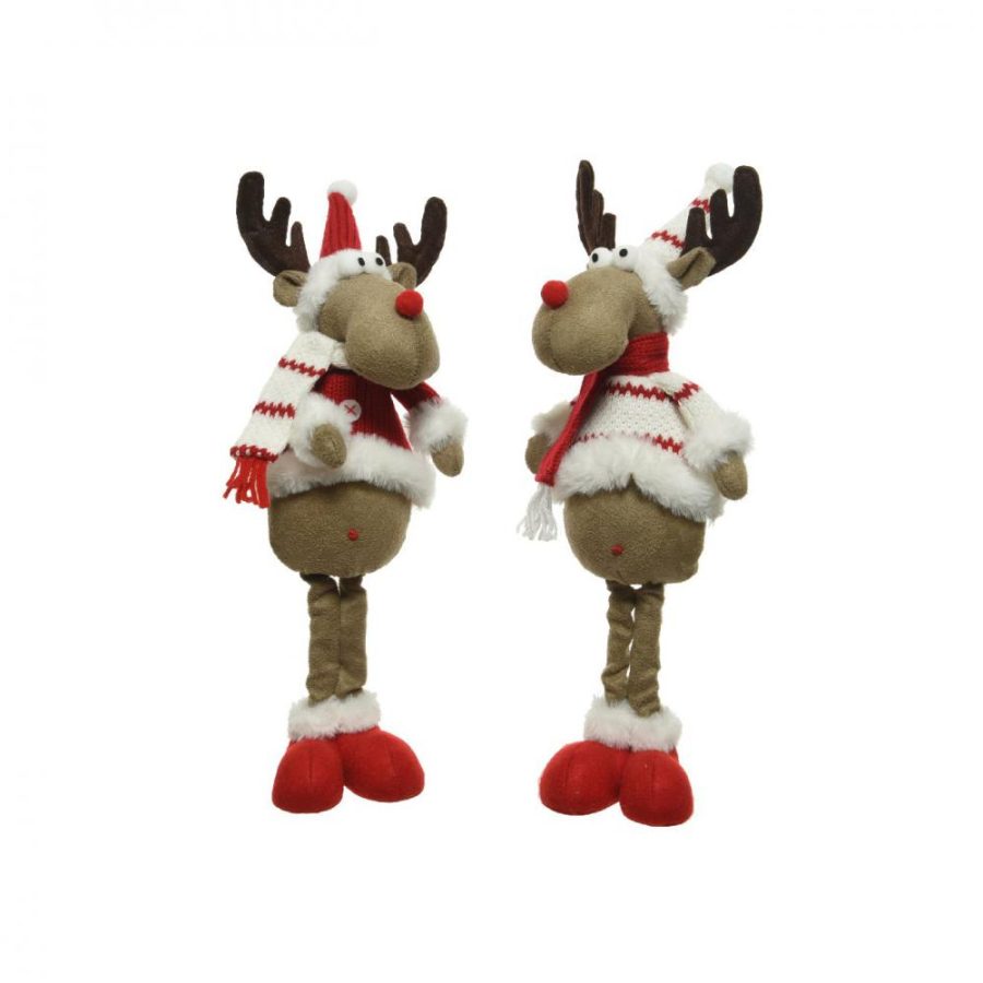 Medium Standing Plush Reindeer