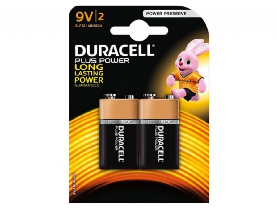 Duracell 9V Battery Twin Pack