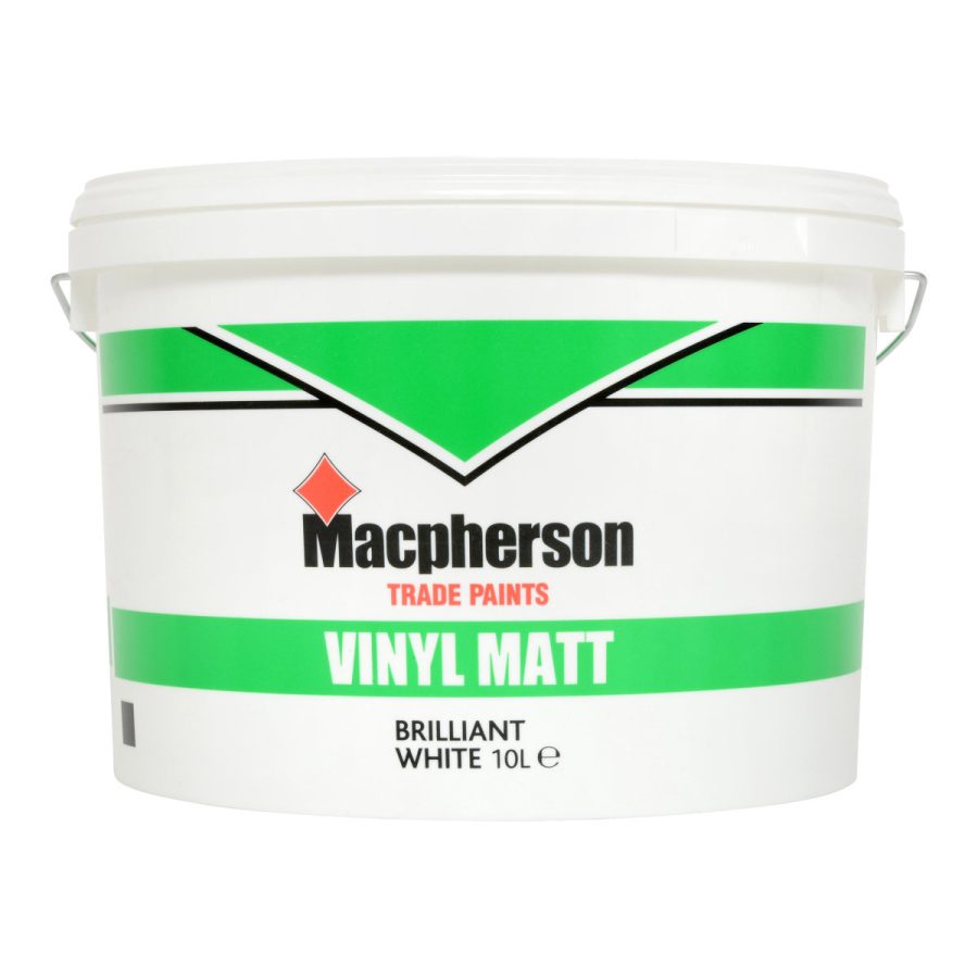 Macpherson 10L Vinyl Matt Brilliant White