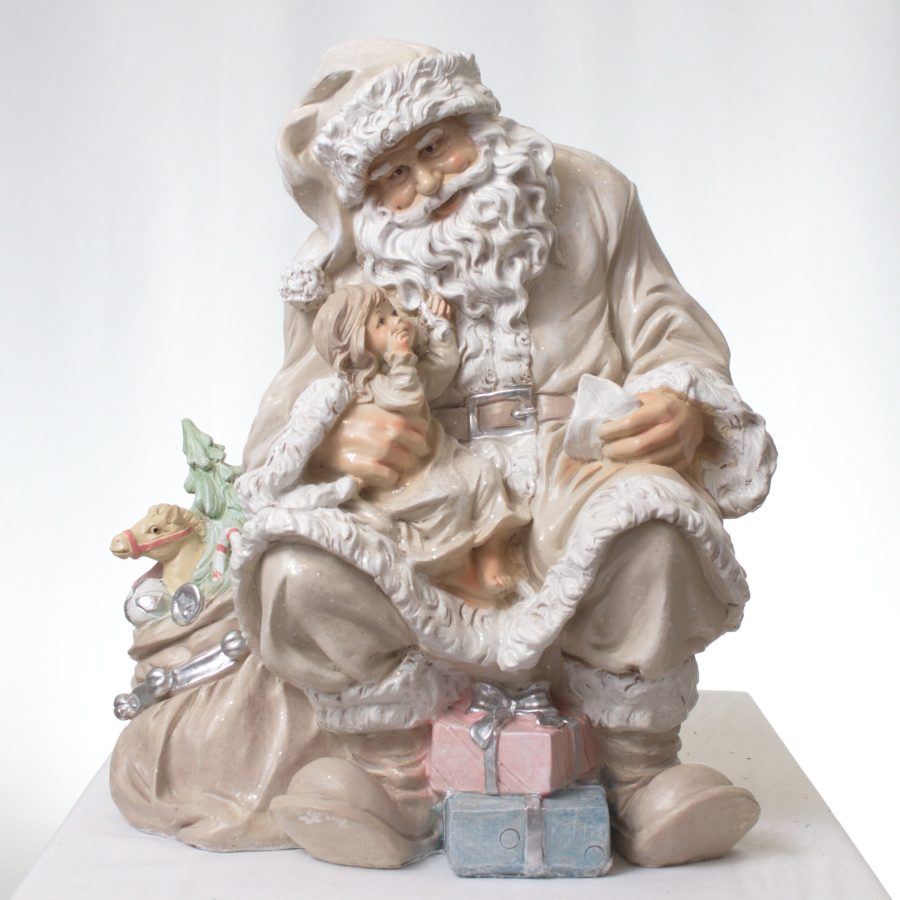 Polyresin Santa Cream
