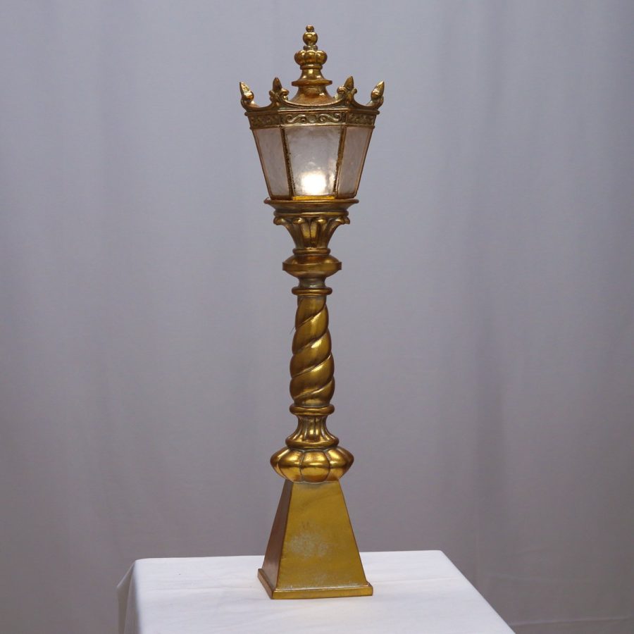 Poly LED Lantern Gold