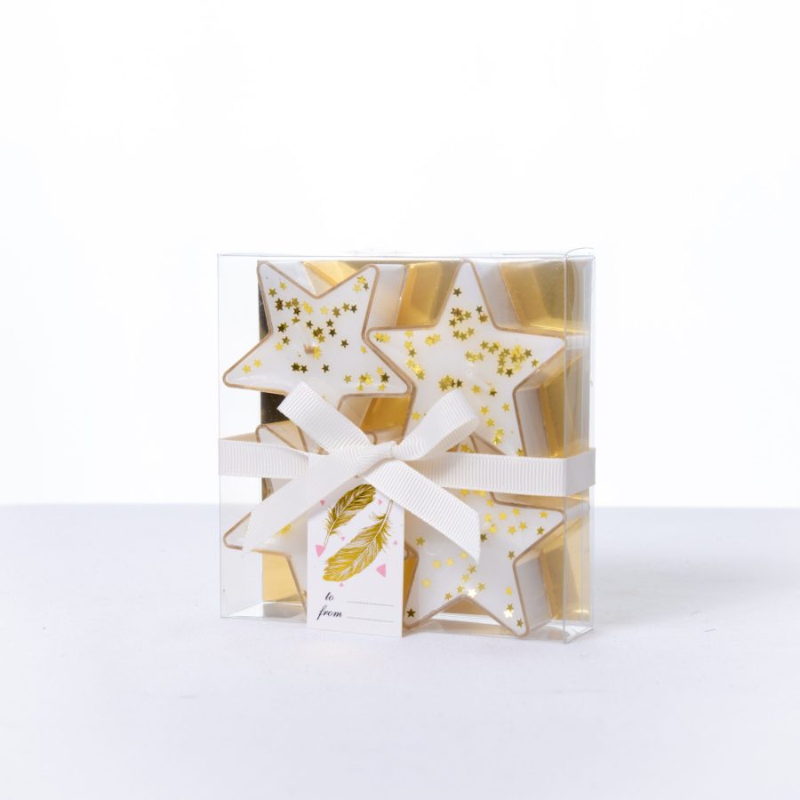 Star Tealight With Glitter
