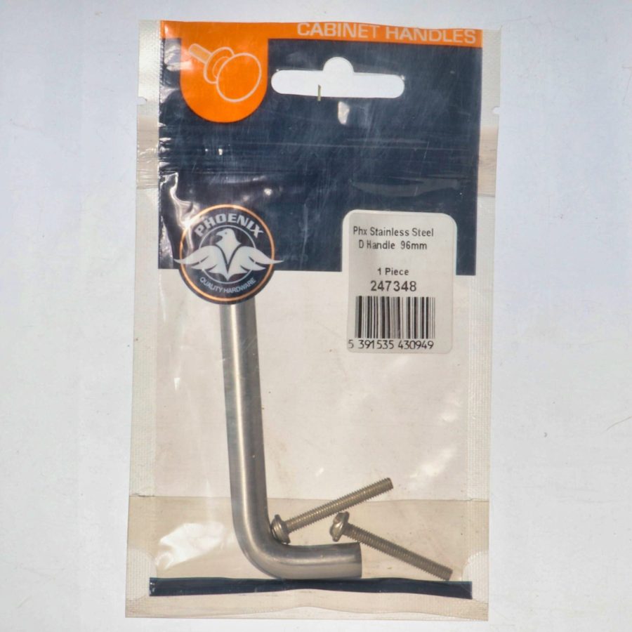 Phoenix Stainless Steel D Handle 96mm