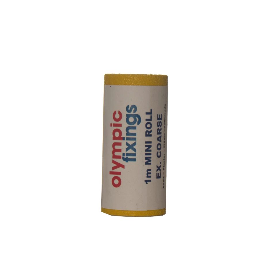 Olympic Fixings Sandpaper 1m Yellow Coarse P60