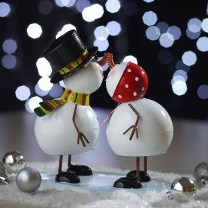 Three Kings Mr & Mrs Frosty Bobble Heads - Image 2