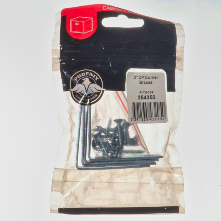 Phoenix 2" Zinc Plated Corner Brace