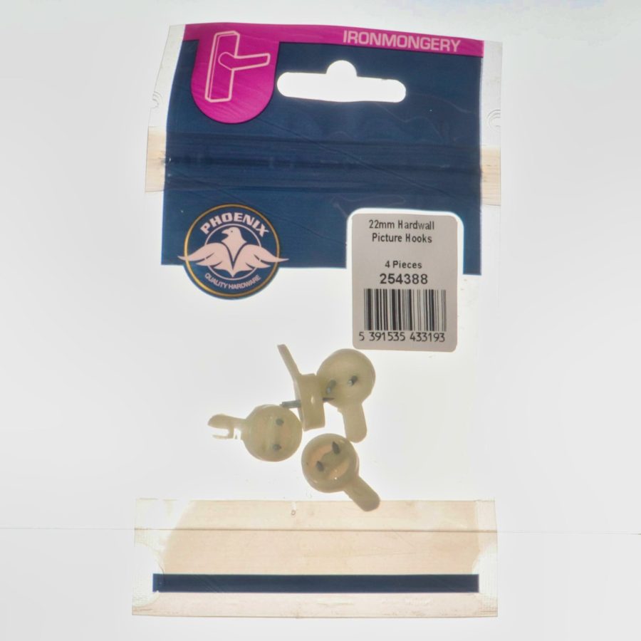 Phoenix Picture Hook - White