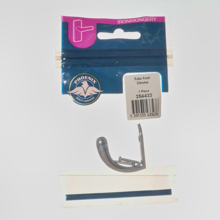 Phoenix Robe Hook - Chrome