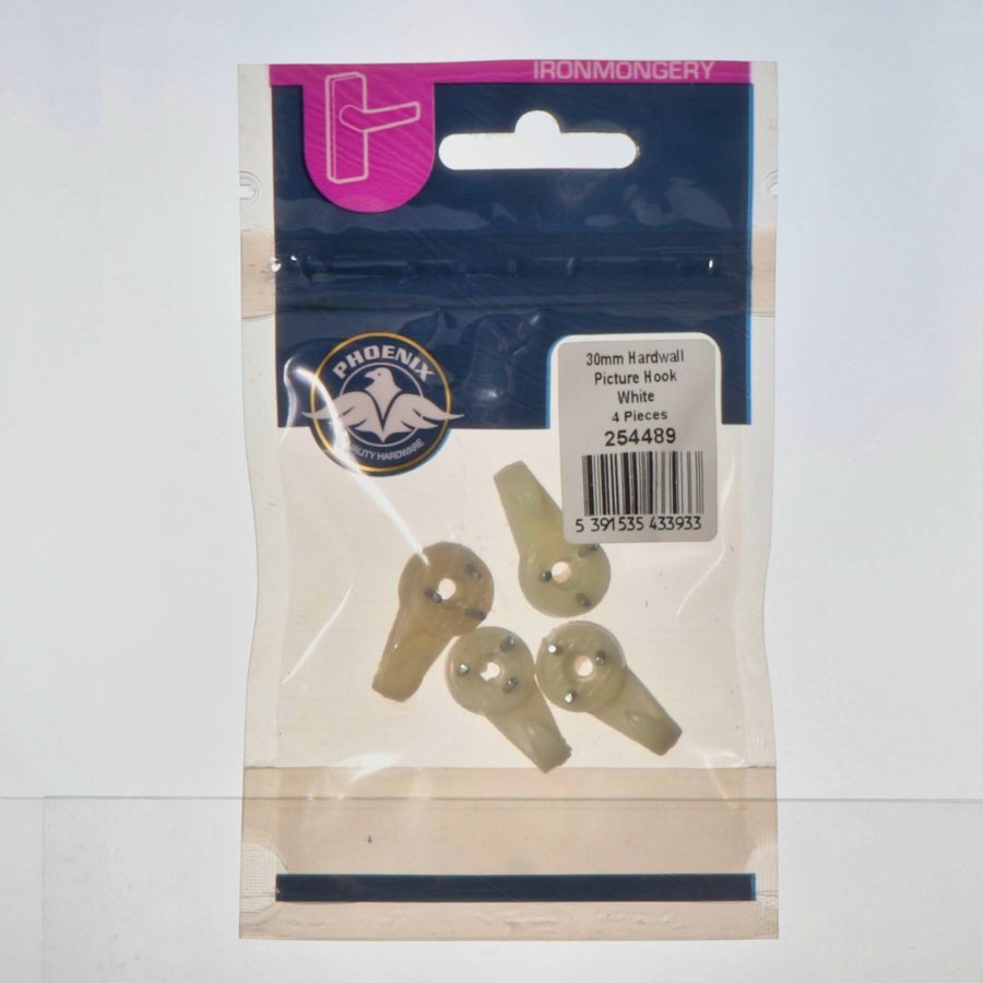 Phoenix Picture Hook - White