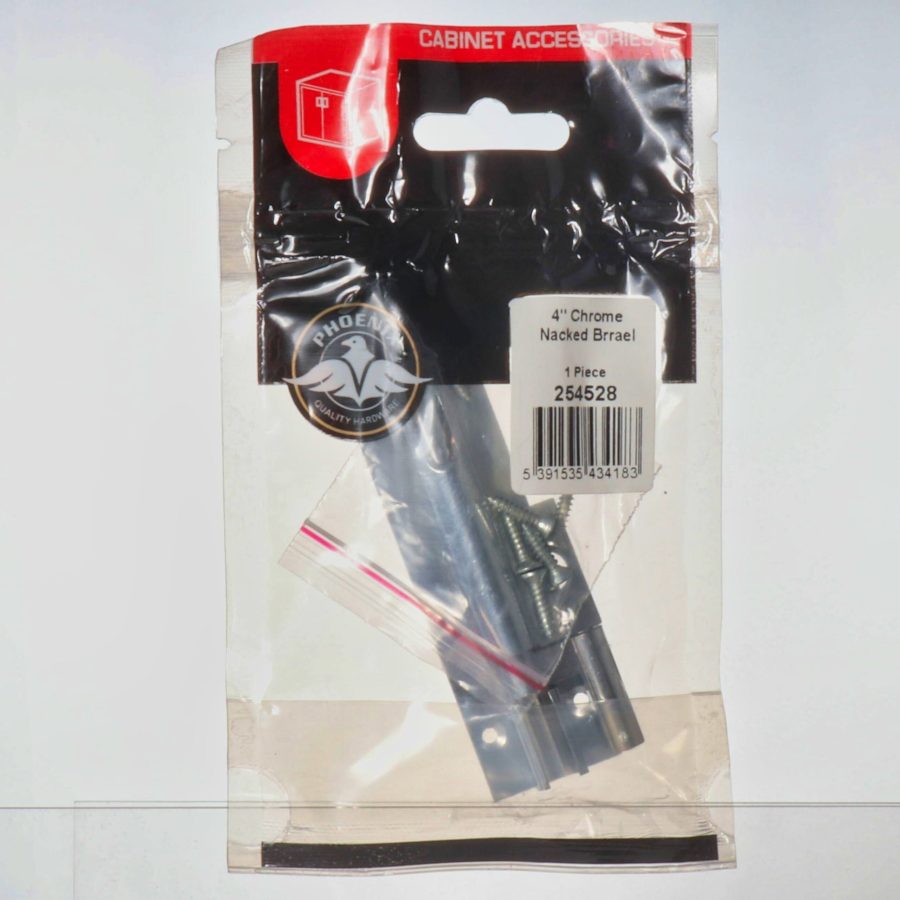 Phoenix 4" Necked Barrel Bolt - Chrome