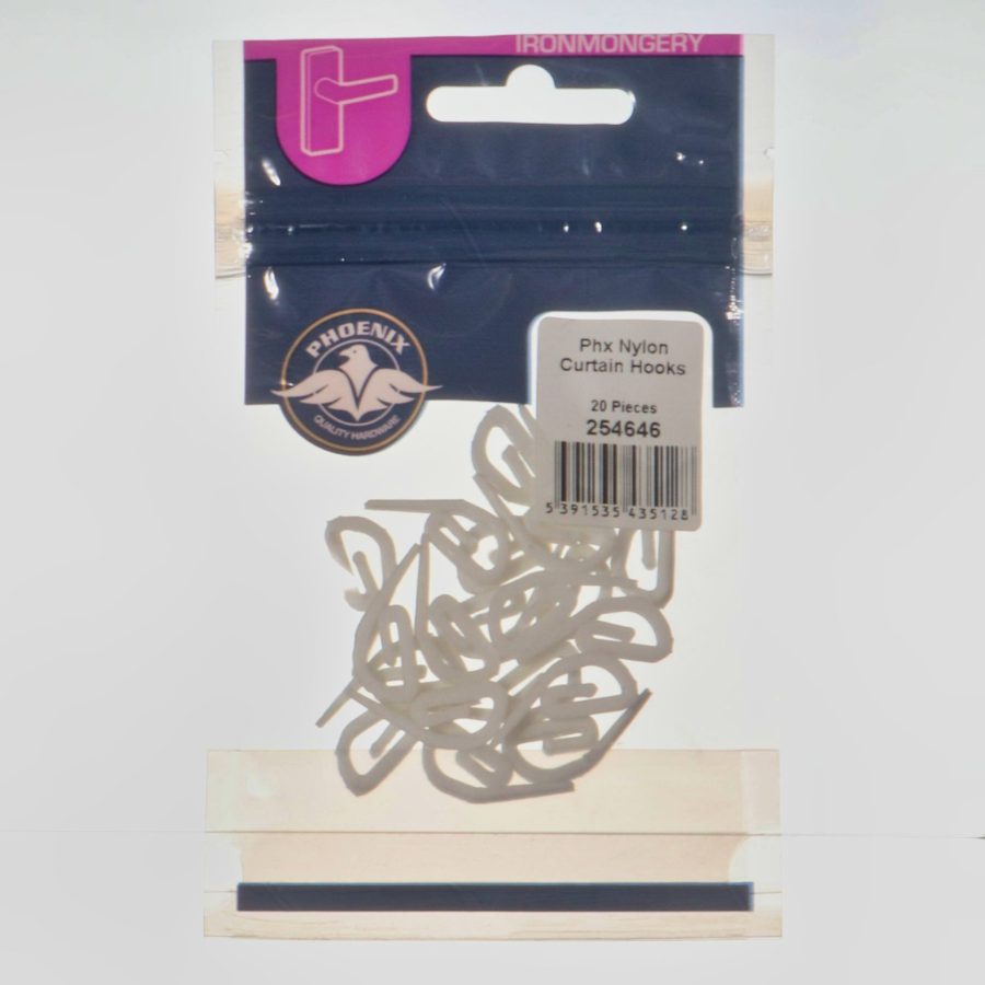 Phoenix Nylon Curtain Hooks