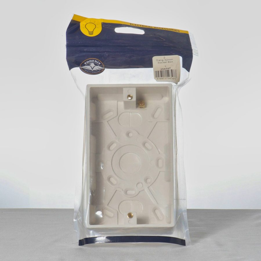 Phoenix 2 Gang 32mm Socket Box