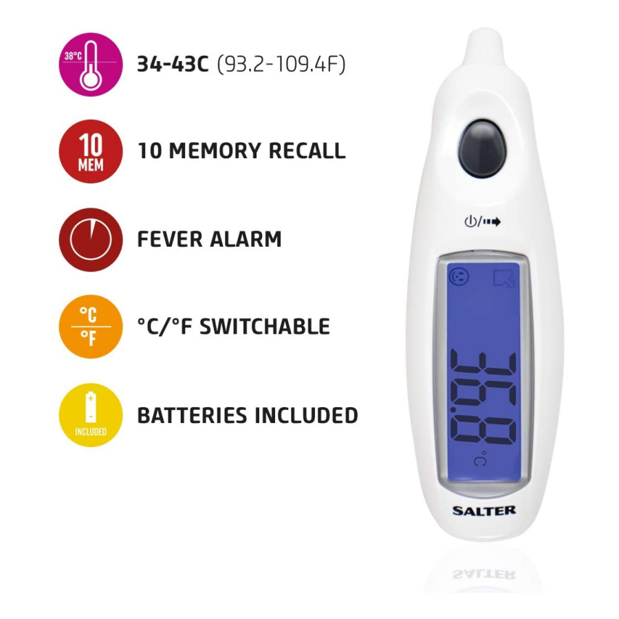 Salter Digital Infrared Ear Thermometer - Image 2