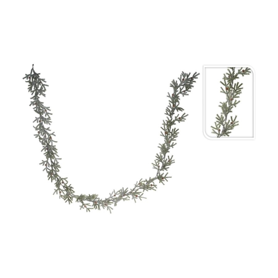 Christmas Garland with red berries