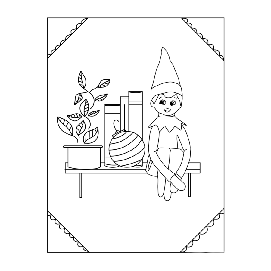 The Elf On The Shelf® Colouring Book - Image 2