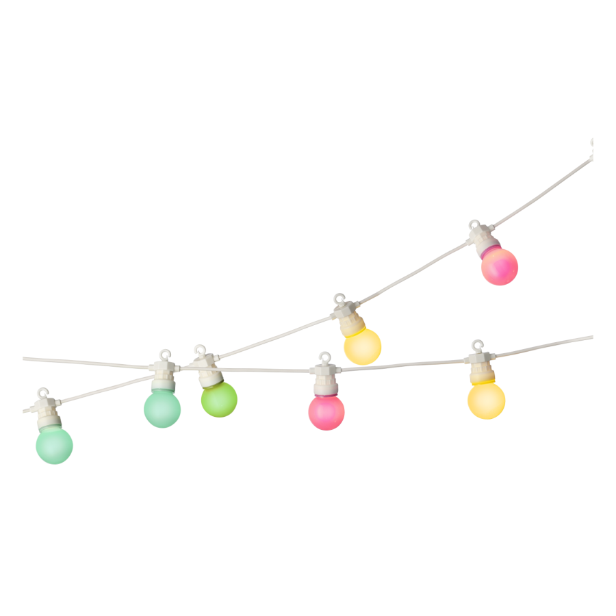 Lumineo Multi Colour Bulb String Lights