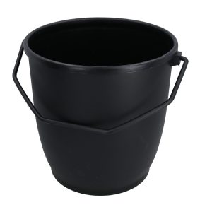 Black Plastic Coal Tub & Lid Harewood - Image 3