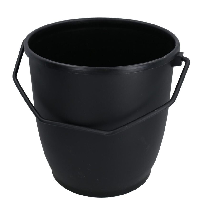 Black Plastic Coal Tub & Lid Harewood - Image 3