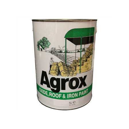 Crown 5L Oxide Agrox Green Roof and Iron Paint