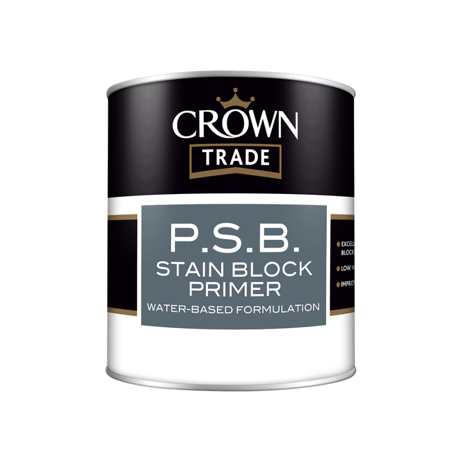 Crown Trade PSB Stain Block Primer 1L