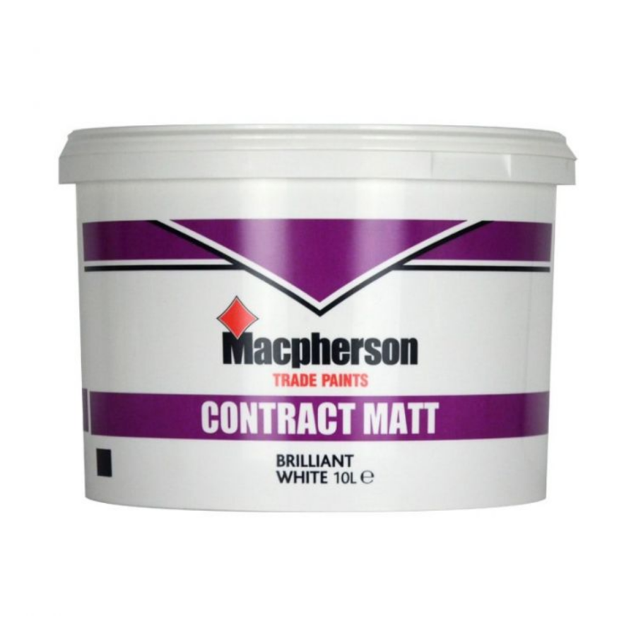 Macpherson 10L Contract Matt Brilliant White