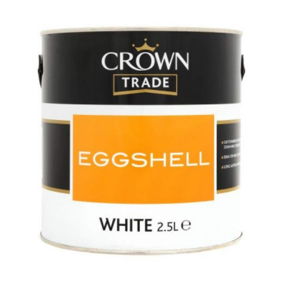 Crown Trade Eggshell 2.5L White