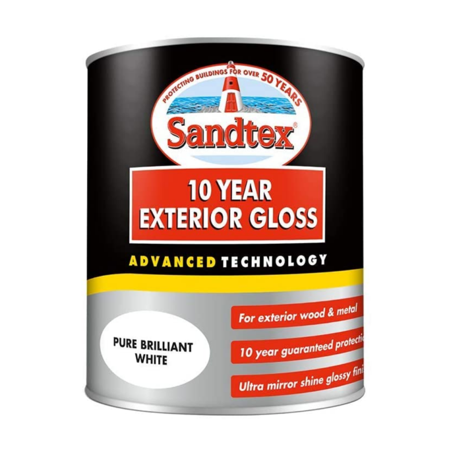 Sandtex 10 Year White Gloss 750ml