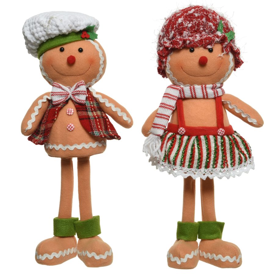 Large Gingerbread Character Christmas Decoration