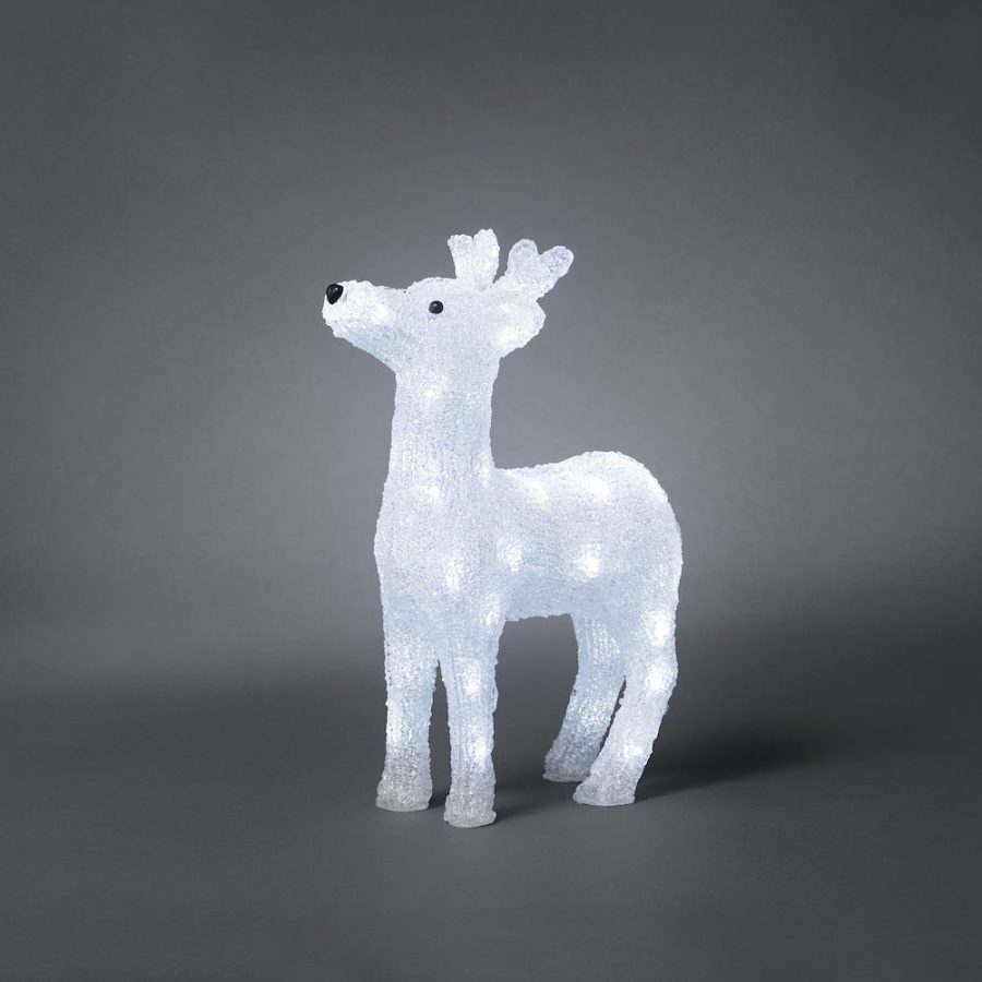 KonstSmide LED Acrylic Reindeer 38cm