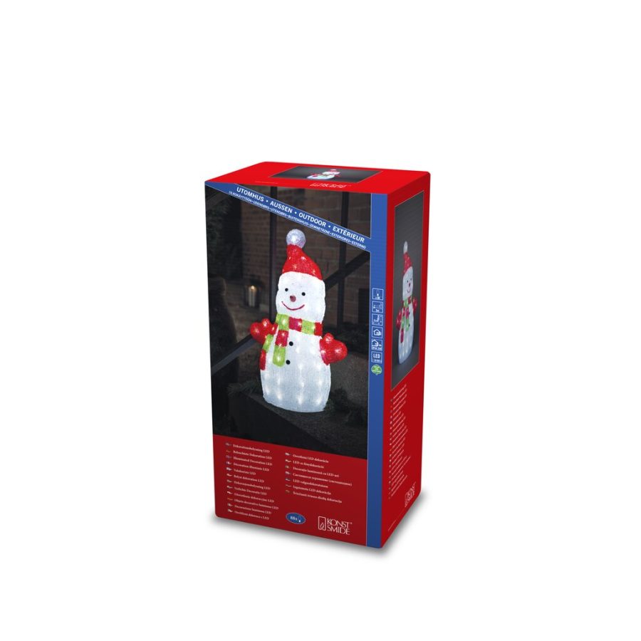 Konstsmide Acrylic LED Snowman